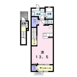 フォンテーヌ　Ⅱの物件間取画像